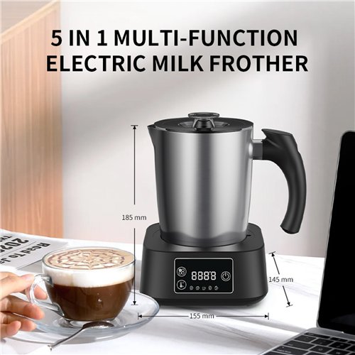 Commercial Electric Multifunction Milk Frother 500W Stainless Steel | Stalwart DA-MF0901
