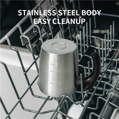 Commercial Electric Multifunction Milk Frother 500W Stainless Steel | Stalwart DA-MF0901