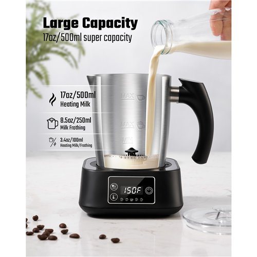 Commercial Electric Multifunction Milk Frother 500W Stainless Steel | Stalwart DA-MF0901