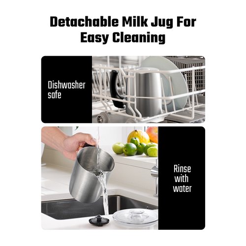 Commercial Electric Multifunction Milk Frother 500W Stainless Steel | Stalwart DA-MF0901