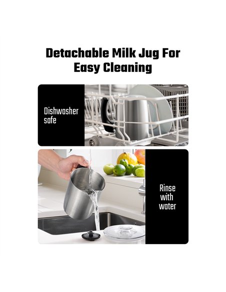 Commercial Electric Multifunction Milk Frother 500W Stainless Steel | Stalwart DA-MF0901