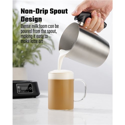 Commercial Electric Multifunction Milk Frother 500W Stainless Steel | Stalwart DA-MF0901
