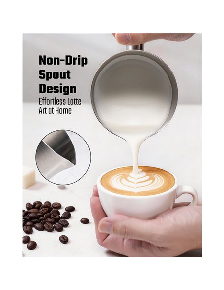 Commercial Electric Multifunction Milk Frother 500W Stainless Steel | Stalwart DA-MF0901