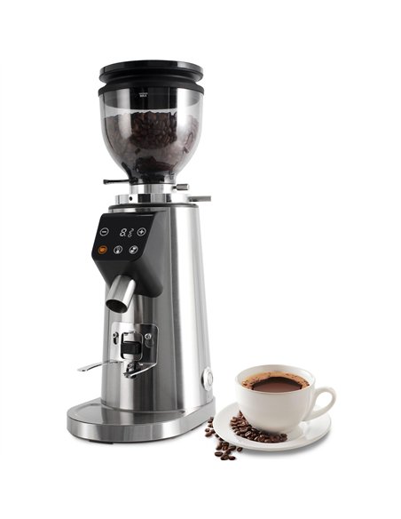 Commercial Electric Conical Burr Coffee Grinder 150W with 245g Bean Hopper | Stalwart DA-BDCG308