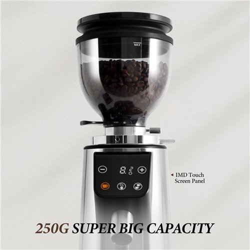 Commercial Electric Conical Burr Coffee Grinder 150W with 245g Bean Hopper | Stalwart DA-BDCG308