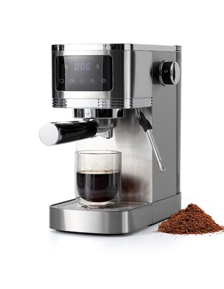Commercial Espresso Coffee Machine 1350W 20 Bar Stainless Steel | Stalwart DA-CM1661