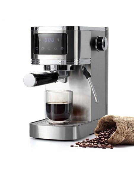 Commercial Espresso Coffee Machine 1350W 20 Bar Stainless Steel | Stalwart DA-CM1661
