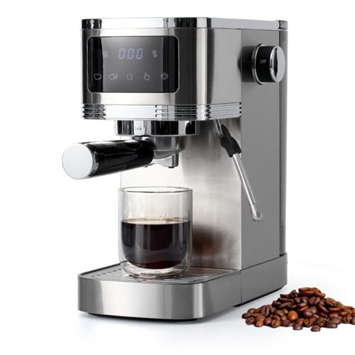 Commercial Espresso Coffee Machine 1350W 20 Bar Stainless Steel | Stalwart DA-CM1661