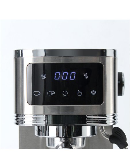 Commercial Espresso Coffee Machine 1350W 20 Bar Stainless Steel | Stalwart DA-CM1661