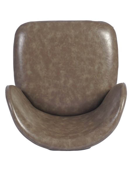 Taupe Upholstered Dining Chair with Black Metal Frame 470×595×810mm | Stalwart DA-TJG203