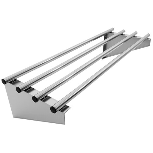 Commercial Stainless Steel Wall Mounted Rack 600×300×230mm 4 Tube | Stalwart DA-RTW130060
