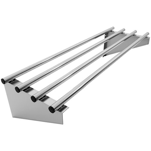 Commercial Stainless Steel Wall Mounted Rack 800×300×230mm 4 Tube | Stalwart DA-RTW130080
