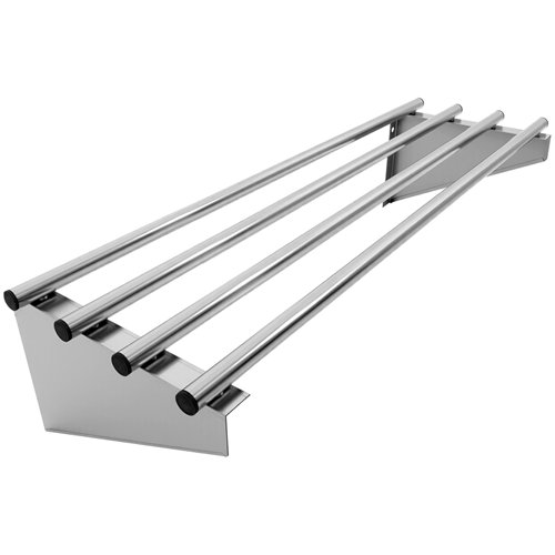 Commercial Stainless Steel Wall Mounted Rack 900×300×230mm 4 Tube | Stalwart DA-RTW130090