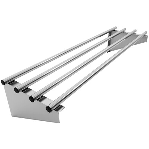 Commercial Stainless Steel Wall Mounted Rack 1000×300×230mm 4 Tube | Stalwart DA-RTW130100