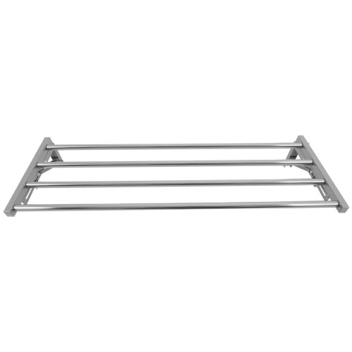 Commercial Foldable Stainless Steel Wall Mounted Rack Shelf 600×300×230mm 4 Tube | Stalwart DA-TRW50630