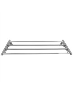 Commercial Foldable Stainless Steel Wall Mounted Rack Shelf 800×300×230mm 4 Tube | Stalwart DA-TRW50830