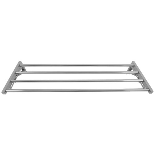 Commercial Foldable Stainless Steel Wall Mounted Rack Shelf 800×300×230mm 4 Tube | Stalwart DA-TRW50830