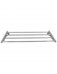 Commercial Foldable Stainless Steel Wall Mounted Rack Shelf 900×300×230mm 4 Tube | Stalwart DA-TRW50930