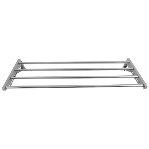Commercial Foldable Stainless Steel Wall Mounted Rack Shelf 900×300×230mm 4 Tube | Stalwart DA-TRW50930