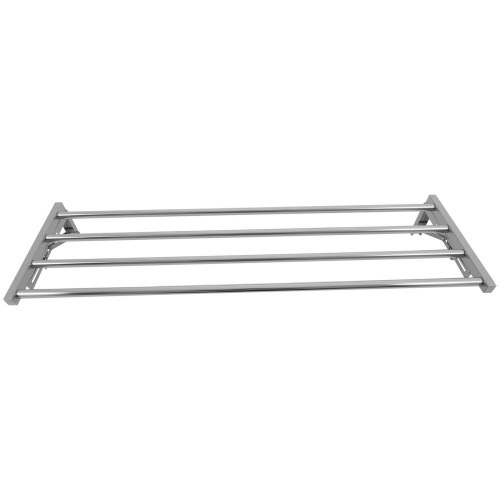 Commercial Foldable Stainless Steel Wall Mounted Rack Shelf 1000×300×230mm 4 Tube | Stalwart DA-TRW51030