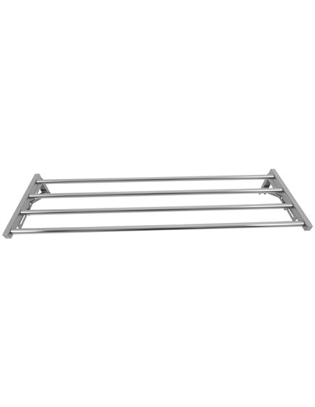 Commercial Foldable Stainless Steel Wall Mounted Rack Shelf 1000×300×230mm 4 Tube | Stalwart DA-TRW51030