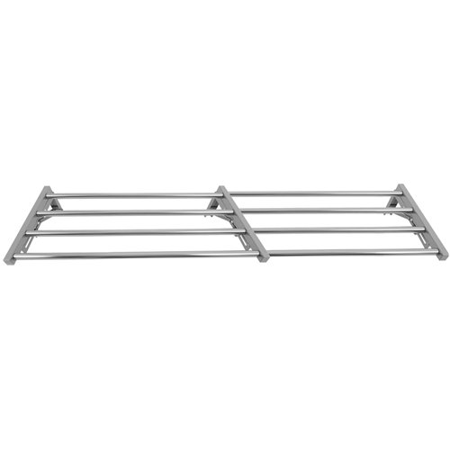 Commercial Foldable Stainless Steel Wall Mounted Rack Shelf 2000×300×230mm 4 Tube | Stalwart DA-TRW52030