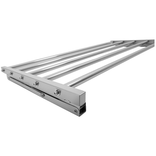 Commercial Foldable Stainless Steel Wall Mounted Rack Shelf 600×400×230mm 5 Tube | Stalwart DA-TRW50640