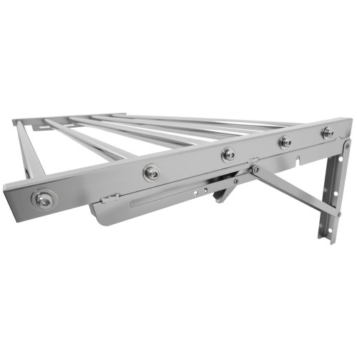 Commercial Foldable Stainless Steel Wall Mounted Rack Shelf 1000×400×230mm 5 Tube | Stalwart DA-TRW51040
