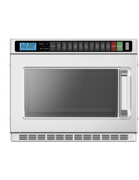 Commercial Microwave 1800W Oven 18L Flatbed Full Stainless Steel 515×338×420mm