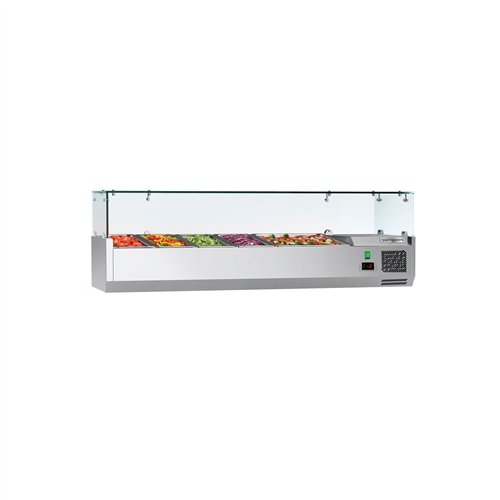 Countertop Prep Well / Refrigerated Topping Unit ECO - 1400x395mm - 6x GN 1/3