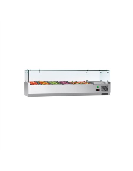 Countertop Prep Well / Refrigerated Topping Unit ECO - 1400x395mm - 6x GN 1/3