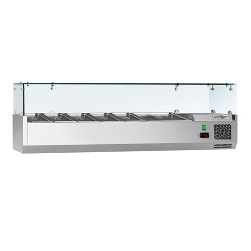Countertop Prep Well / Refrigerated Topping Unit ECO - 1500x395mm - 6x GN 1/3