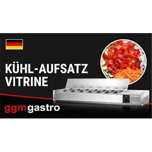Countertop Prep Well / Refrigerated Topping Unit ECO - 1500x335mm - 7x GN 1/4