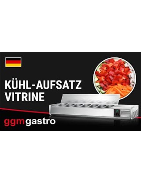Countertop Prep Well / Refrigerated Topping Unit ECO - 1500x335mm - 7x GN 1/4