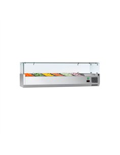 Countertop Prep Well / Refrigerated Topping Unit ECO - 1400x335mm - 6x GN 1/4