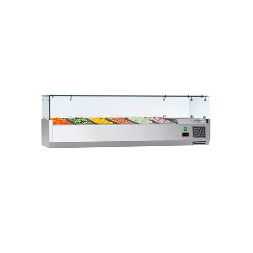 Countertop Prep Well / Refrigerated Topping Unit ECO - 1400x335mm - 6x GN 1/4