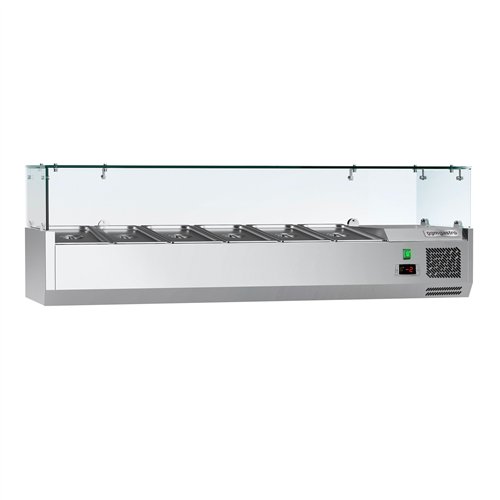 Countertop Prep Well / Refrigerated Topping Unit ECO - 1400x335mm - 6x GN 1/4