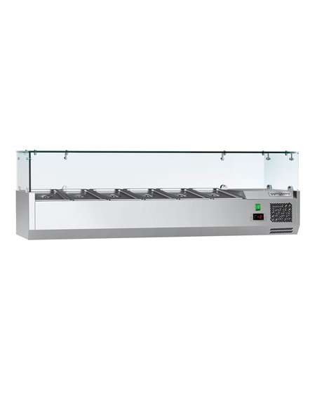 Countertop Prep Well / Refrigerated Topping Unit ECO - 1400x335mm - 6x GN 1/4