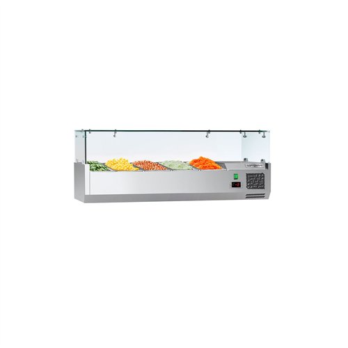 Countertop Prep Well / Refrigerated Topping Unit ECO - 1200x460mm - 5x GN 1/4