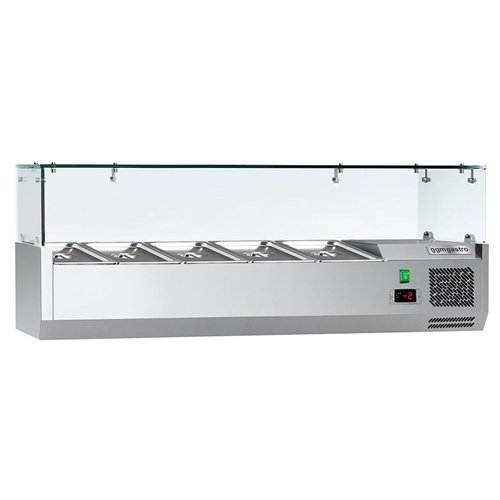 Countertop Prep Well / Refrigerated Topping Unit ECO - 1200x460mm - 5x GN 1/4