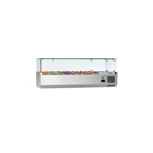 Countertop Prep Well / Refrigerated Topping Unit ECO - 1200x395mm - 4x GN 1/3