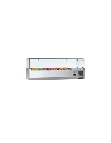 Countertop Prep Well / Refrigerated Topping Unit ECO - 1200x395mm - 4x GN 1/3