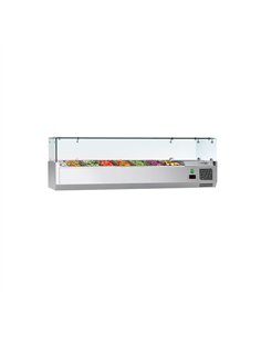 Countertop Prep Well / Refrigerated Topping Unit ECO - 1600x460mm - 7x GN 1/4