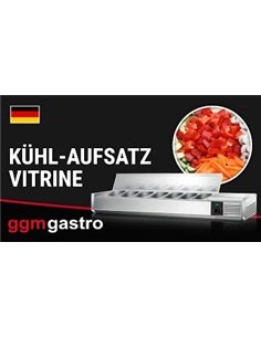 Countertop Prep Well / Refrigerated Topping Unit ECO - 1600x460mm - 7x GN 1/4 2