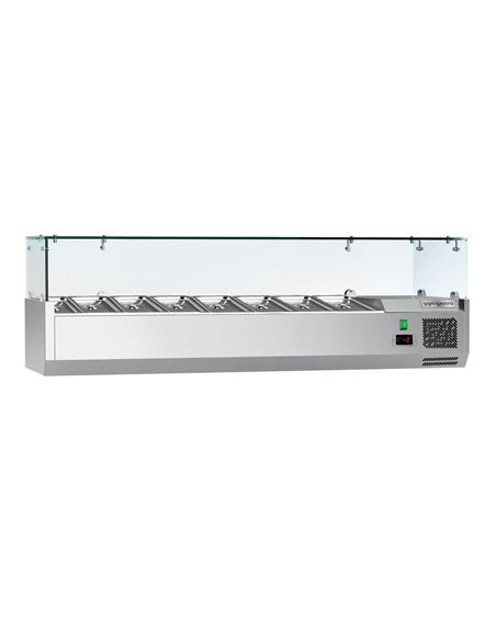 Countertop Prep Well / Refrigerated Topping Unit ECO - 1600x460mm - 7x GN 1/4