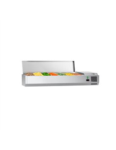 Countertop Prep Well / Refrigerated Topping Unit ECO - 1500x335mm - 7x GN 1/4