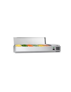 Countertop Prep Well / Refrigerated Topping Unit ECO - 1400x335mm - 6x GN 1/4