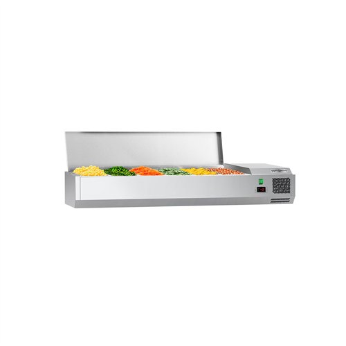 Countertop Prep Well / Refrigerated Topping Unit ECO - 1400x335mm - 6x GN 1/4
