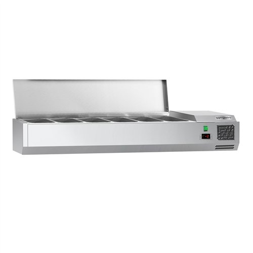 Countertop Prep Well / Refrigerated Topping Unit ECO - 1400x335mm - 6x GN 1/4