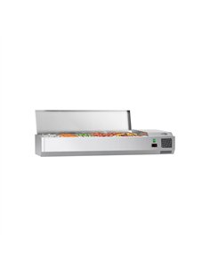 Countertop Prep Well / Refrigerated Topping Unit ECO - 1400x395mm - 6x GN 1/3